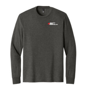 District Perfect Tri Long-Sleeve Tee<br>Color: Heather Charcoal<br>Size: Medium<br>MSRP: $16.00